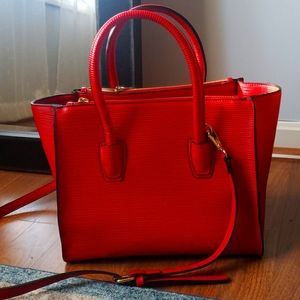 Justfab Red Crossbody/Tote
